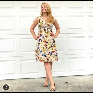 Floral a line dress
